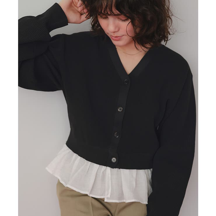 フリルヘムドッキングニット | titivate | 詳細画像17 