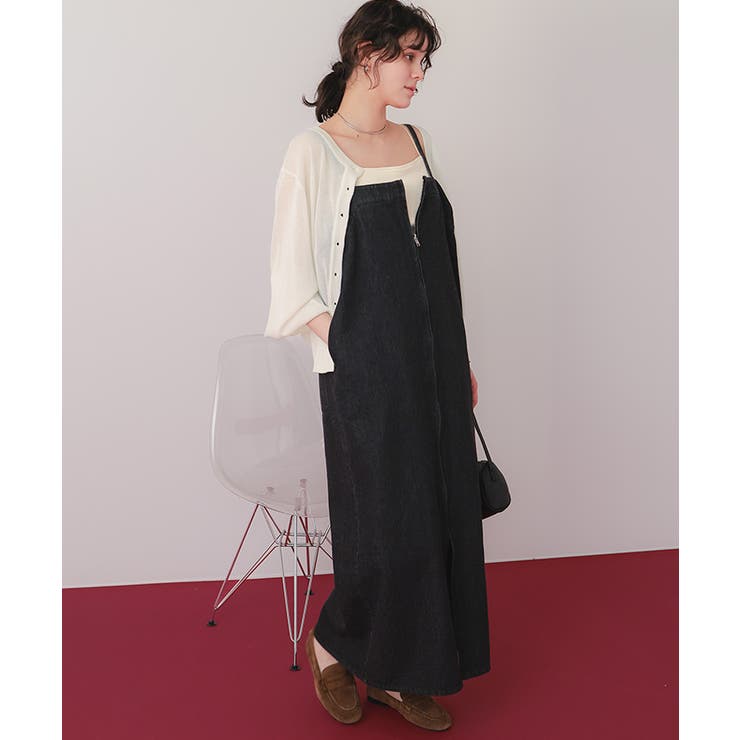 前後2wayボリュームスリーブシアーニットカーディガン | titivate | 詳細画像22 