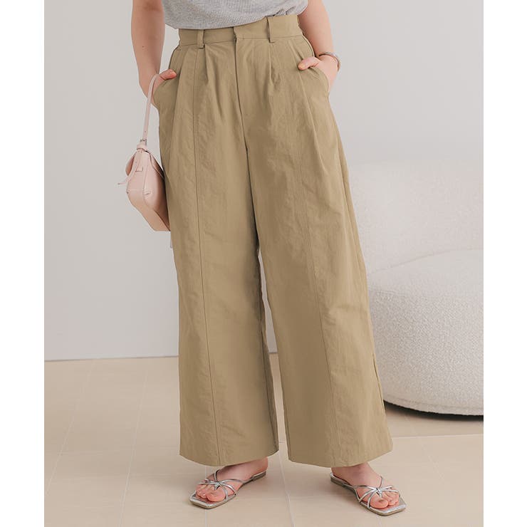 撥水ワイドデザインパンツ | titivate | 詳細画像9 