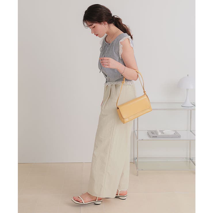 撥水ワイドデザインパンツ | titivate | 詳細画像12 