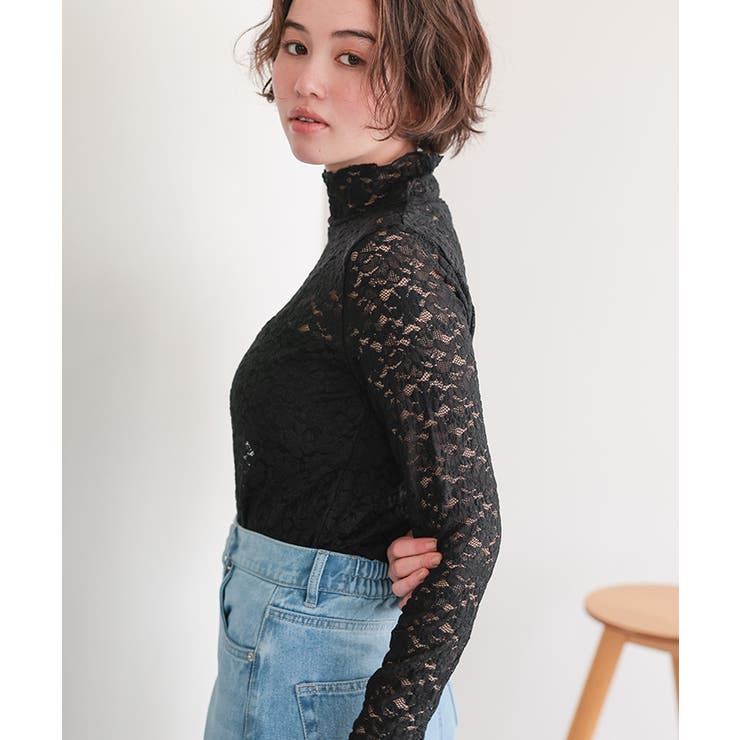 ハイネックレーストップス | titivate | 詳細画像18 