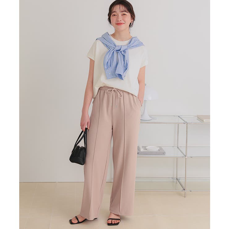 リラックスセンターシームストレートパンツ | titivate | 詳細画像8 