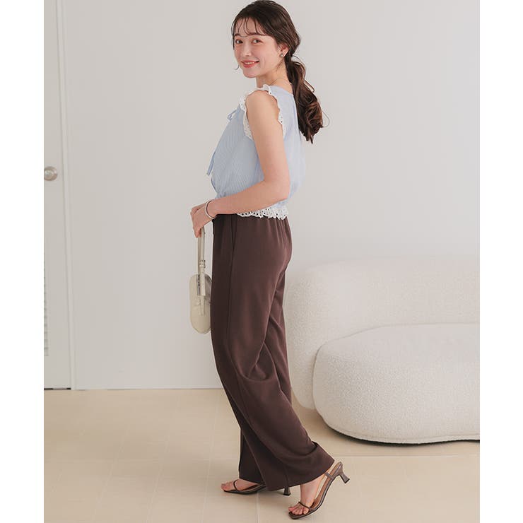 リラックスセンターシームストレートパンツ | titivate | 詳細画像13 