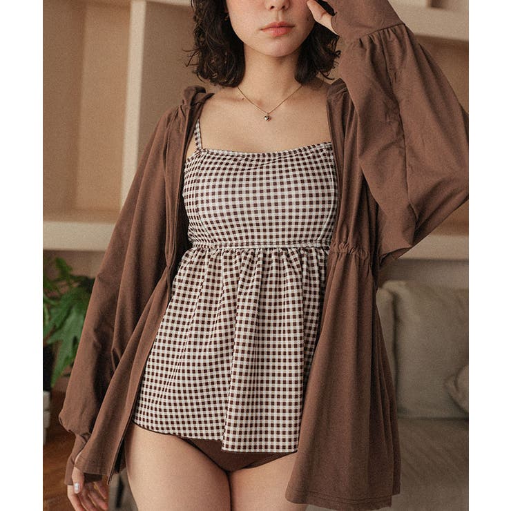 UVケアチビフリルパーカー/ラッシュガード | titivate | 詳細画像10 