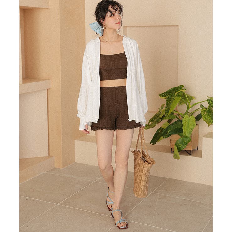 UVケアチビフリルパーカー/ラッシュガード | titivate | 詳細画像12 