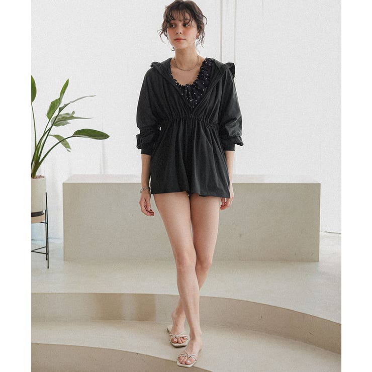 UVケアチビフリルパーカー/ラッシュガード | titivate | 詳細画像18 