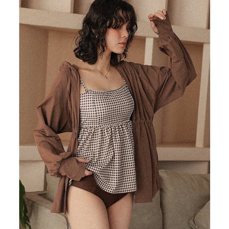 UVケアチビフリルパーカー/ラッシュガード | titivate | 詳細画像3 