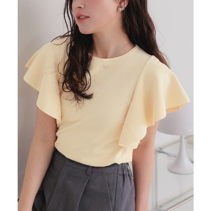 フレアスリーブニットトップス | titivate | 詳細画像25 