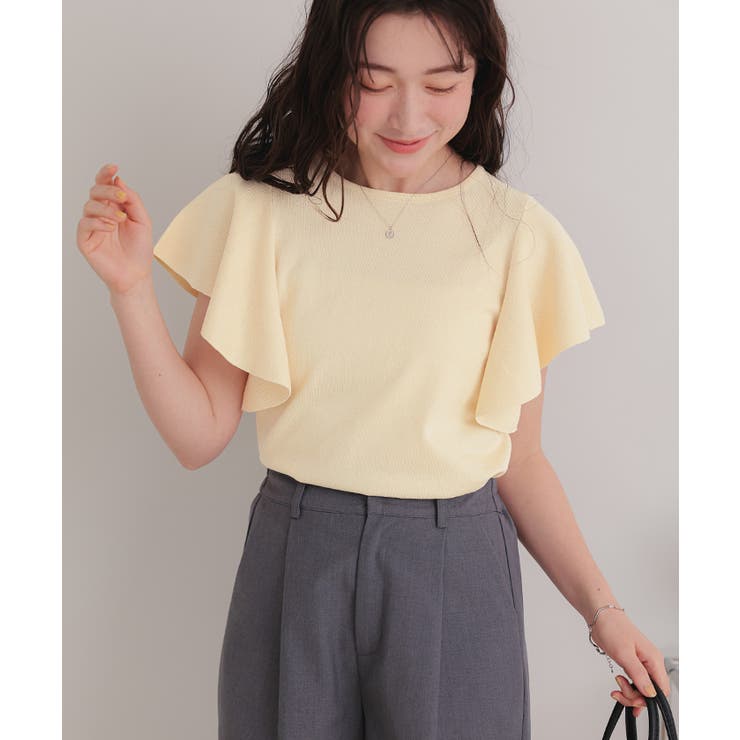 フレアスリーブニットトップス | titivate | 詳細画像2 