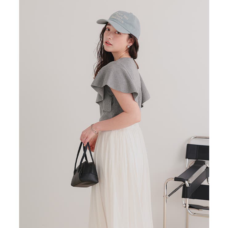 フレアスリーブニットトップス | titivate | 詳細画像12 