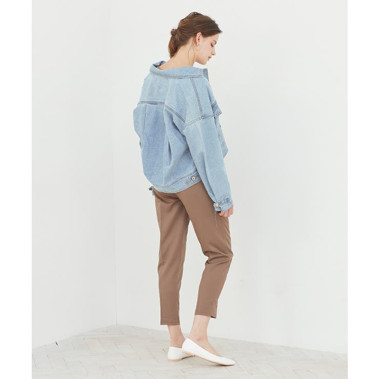 オーバーサイズデニムジャケット 羽織るだけでこなれ感を演出してくれる アウター | titivate | 詳細画像9 