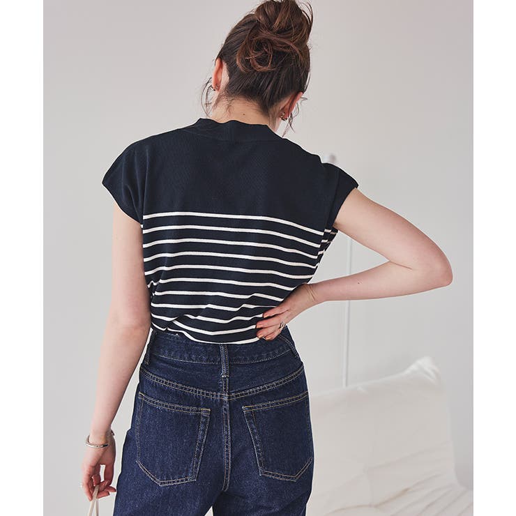 ベーシックフレンチスリーブライトニット | titivate | 詳細画像7 