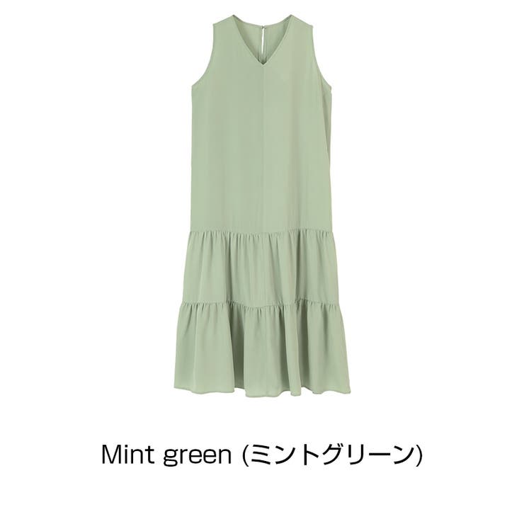 ノースリーブティアードワンピース リラックス感のあるaラインシルエット ワンピース 品番 Tv Titivate ティティベート のレディースファッション通販 Shoplist ショップリスト
