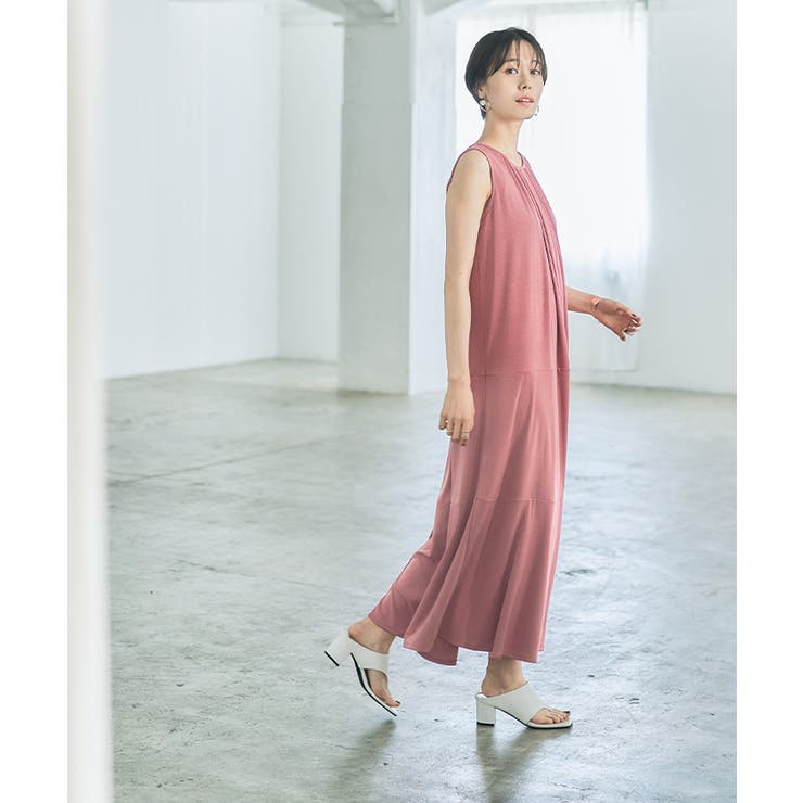 ノースリーブティアードカットソーワンピース 落ち感のある柔らかいカットソー 素材 品番 Tv Titivate ティティベート のレディースファッション通販 Shoplist ショップリスト