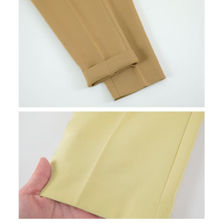 フロントタックイージーテーパードパンツ | titivate | 詳細画像4 