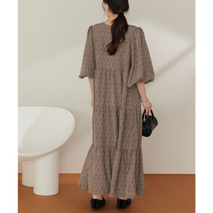 前後2way花柄ティアードワンピース | titivate | 詳細画像26 