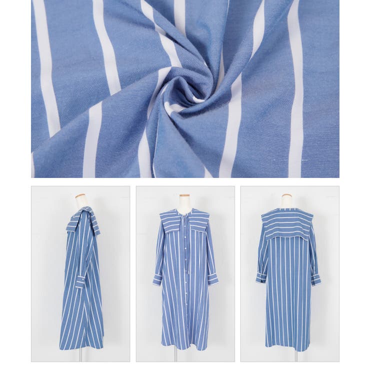 リボン付セーラーカラーワンピース インパクトのある襟元がトレンド感溢れる 品番 Tv Titivate ティティベート のレディース ファッション通販 Shoplist ショップリスト