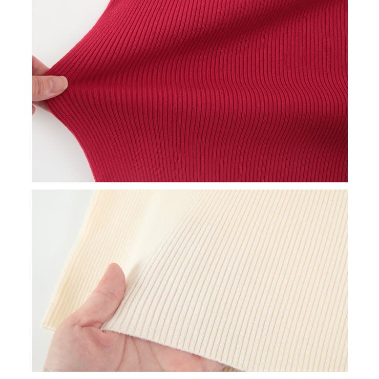 ボートネックゴールド釦デザインニット | titivate | 詳細画像12 