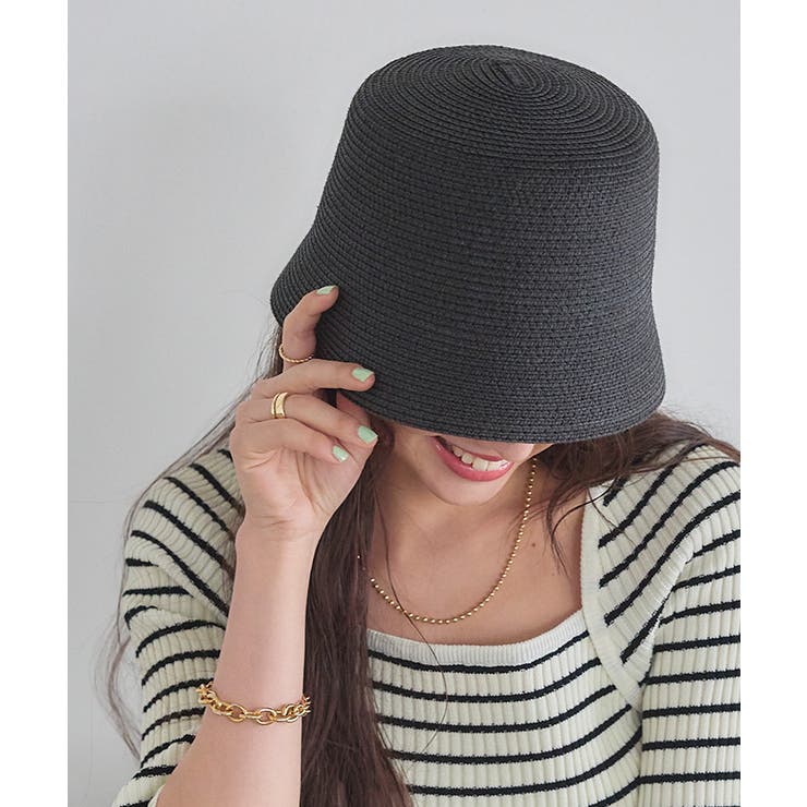 ペーパーバケットハット こなれ感のあるスタイリングをアシスト 小物 | titivate | 詳細画像10 