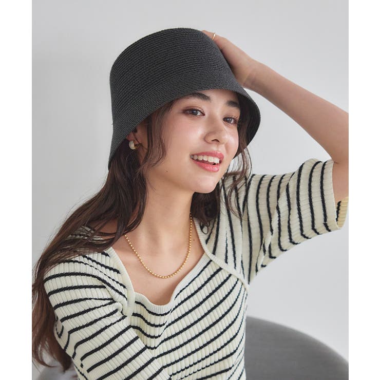 ペーパーバケットハット こなれ感のあるスタイリングをアシスト 小物 | titivate | 詳細画像11 