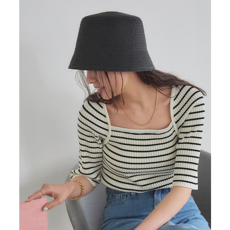 ペーパーバケットハット こなれ感のあるスタイリングをアシスト 小物 | titivate | 詳細画像12 