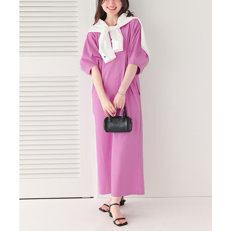 デザインパフスリーブカットソーワンピース | titivate | 詳細画像11 