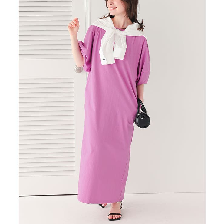 デザインパフスリーブカットソーワンピース | titivate | 詳細画像16 