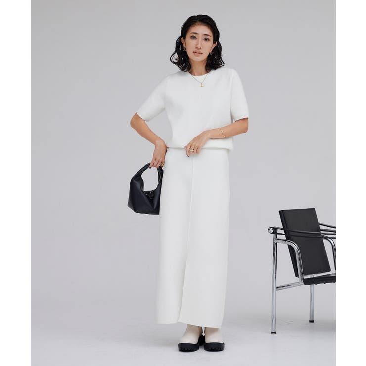 ミラノリブスリットニットスカート ボトムス レディース | titivate | 詳細画像15 