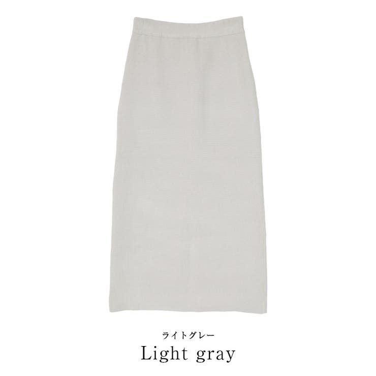 ミラノリブスリットニットスカート ボトムス レディース | titivate | 詳細画像5 