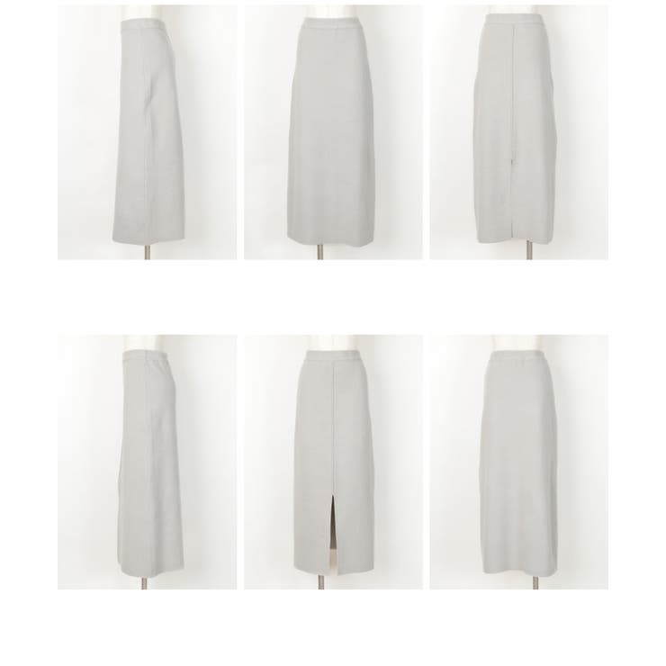 ミラノリブスリットニットスカート ボトムス レディース | titivate | 詳細画像8 