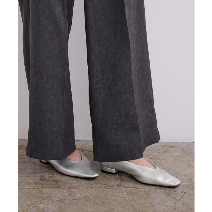 ナロースクエアトゥフラットパンプス【UR’S ユアーズ】 | titivate | 詳細画像30 