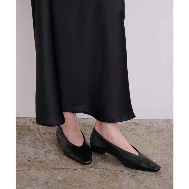 ナロースクエアトゥフラットパンプス【UR’S ユアーズ】 | titivate | 詳細画像35 