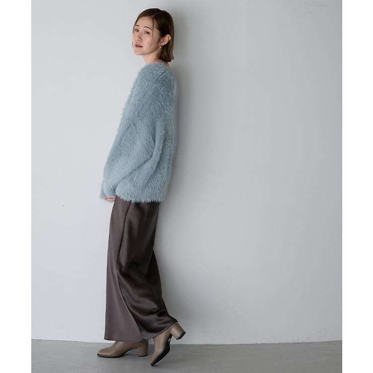 シャギーオーバーサイズニット【UR'S  ユアーズ】[品番：TV000014040]｜titivate（ティティベート）のレディースファッション通販｜SHOPLIST（ショップリスト）