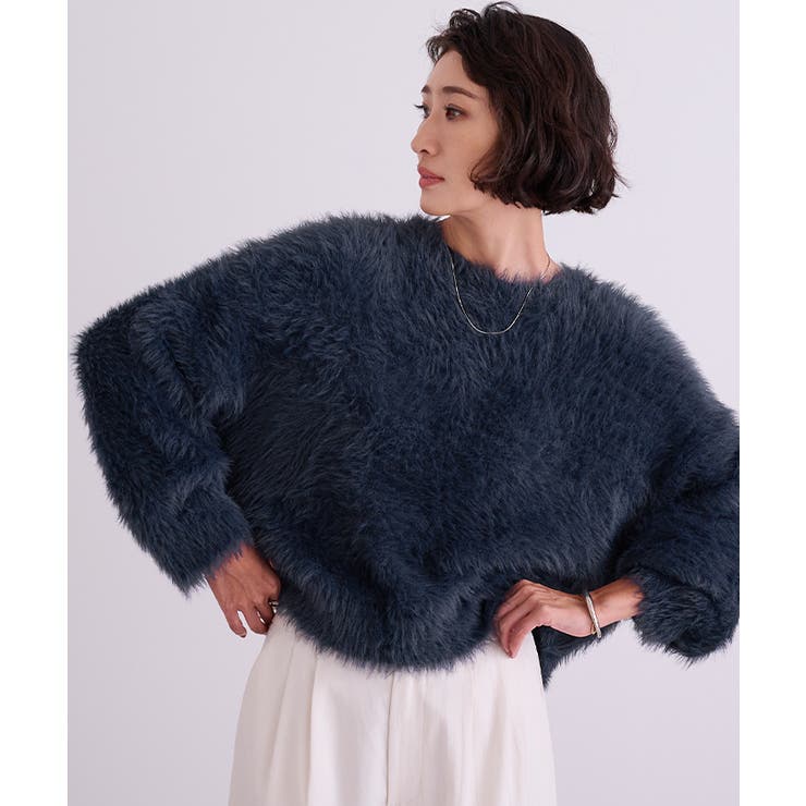 シャギーオーバーサイズニット【UR’S ユアーズ】 | titivate | 詳細画像14 