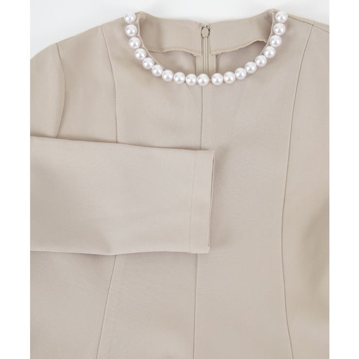 パール付ヘムライントップス トップス レディース | titivate | 詳細画像9 