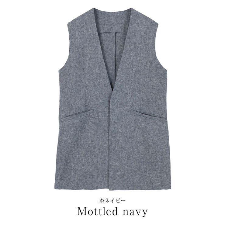 リネンライクVネックノーカラージレ【UR’S ユアーズ】 | titivate | 詳細画像9 