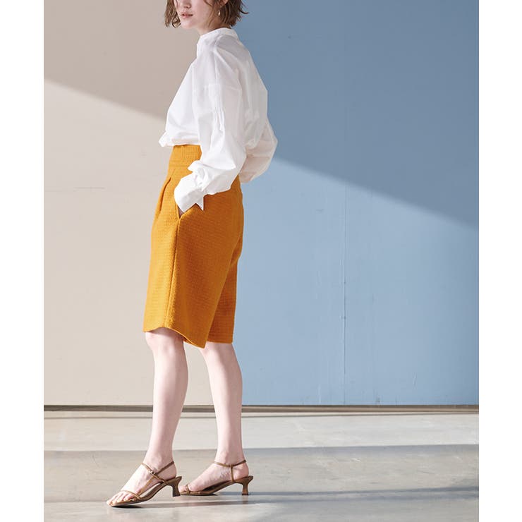 ツイードハイウエストハーフパンツ ボトムス レディース | titivate | 詳細画像18 