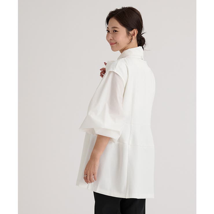 ボンディングペプラムトップス ジレ トップス | titivate | 詳細画像10 