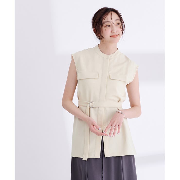 リネンライクノースリーブトップス【UR’S ユアーズ】 | titivate | 詳細画像31 