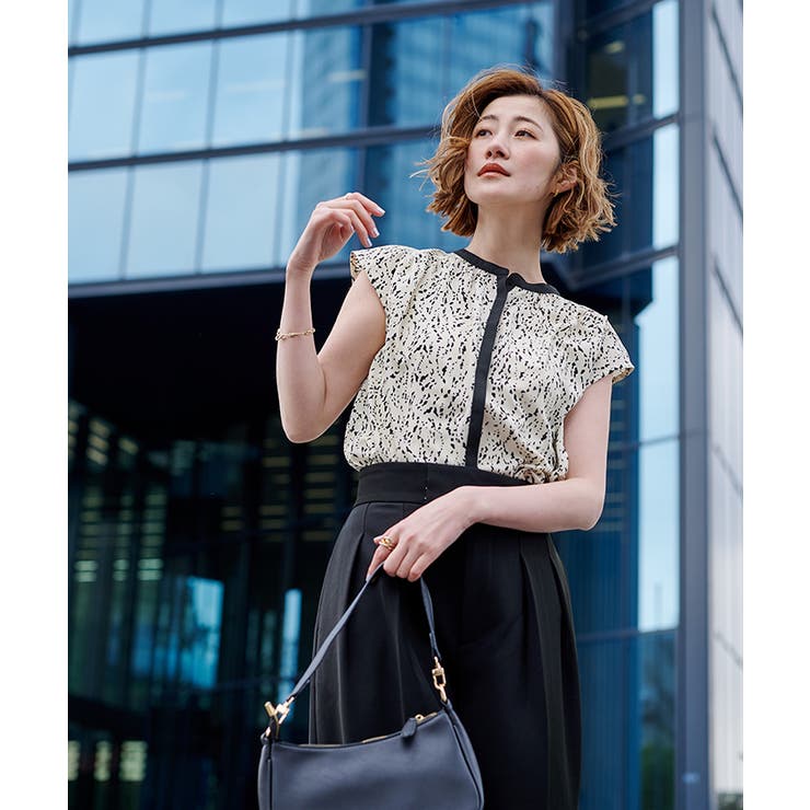 フレンチスリーブバンドカラーブラウス【UR’S ユアーズ】 | titivate | 詳細画像13 