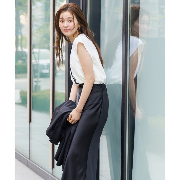 フレンチスリーブバンドカラーブラウス【UR’S ユアーズ】 | titivate | 詳細画像2 