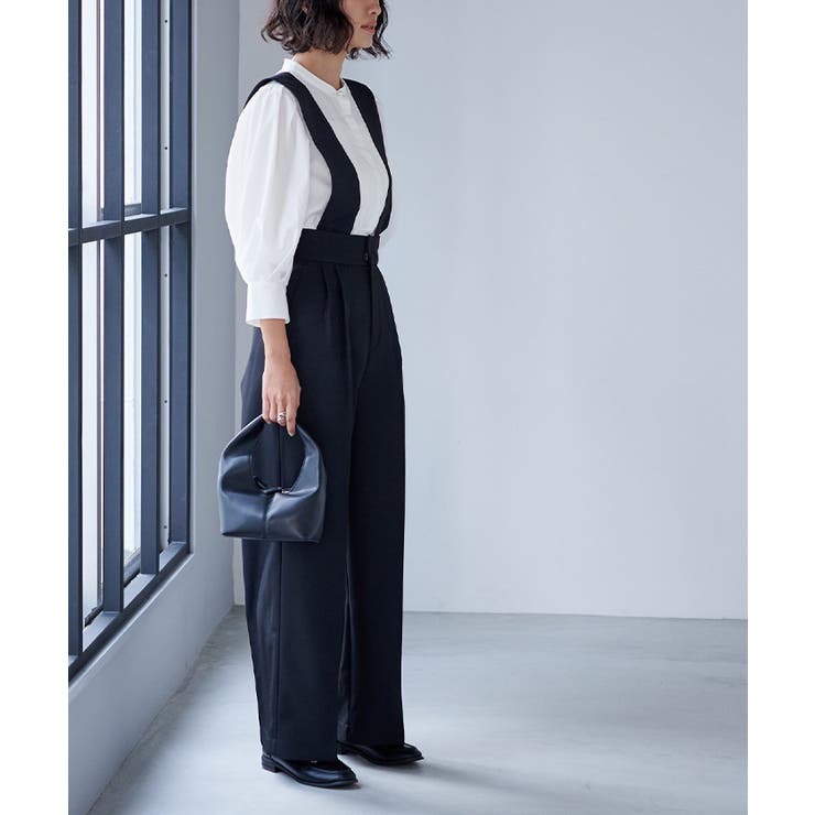 バンドカラーパフスリーブブラウス トップス レディース | titivate | 詳細画像2 