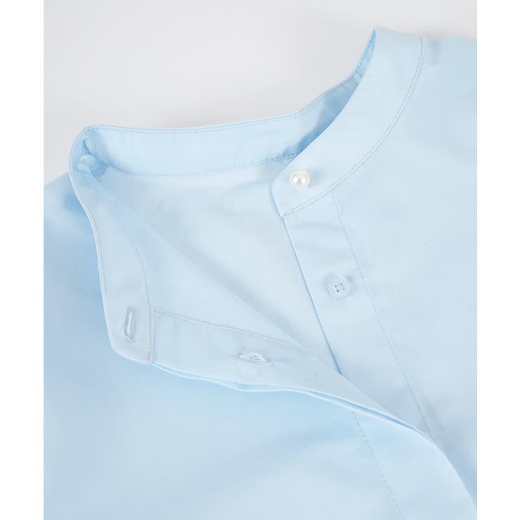 バンドカラーパフスリーブブラウス トップス レディース | titivate | 詳細画像10 