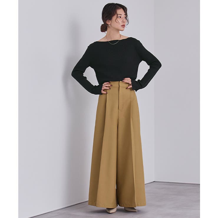 ボートネックスリットスリーブリブニット【UR’S ユアーズ】 | titivate | 詳細画像35 