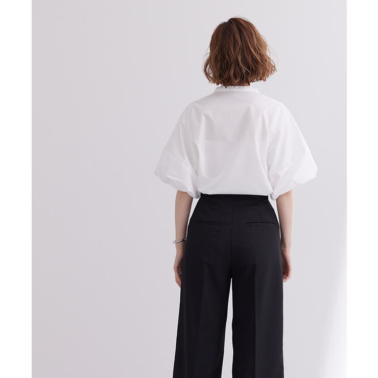 釦配色バルーンスリーブブラウス【UR’S ユアーズ】 | titivate | 詳細画像9 