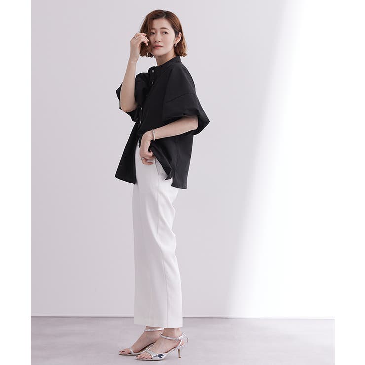 釦配色バルーンスリーブブラウス【UR’S ユアーズ】 | titivate | 詳細画像14 