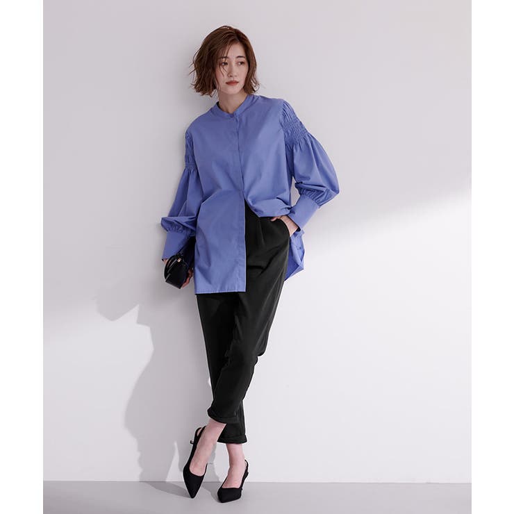 ツイストヘムテーパードパンツ ボトムス レディース | titivate | 詳細画像18 