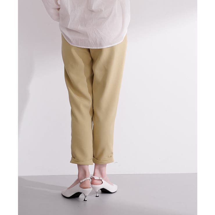 ツイストヘムテーパードパンツ ボトムス レディース | titivate | 詳細画像20 