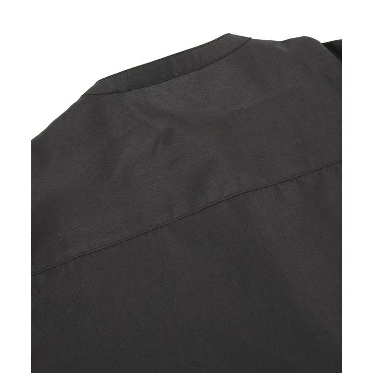 シャーリングスリーブバンドカラーシャツ トップス レディース | titivate | 詳細画像9 