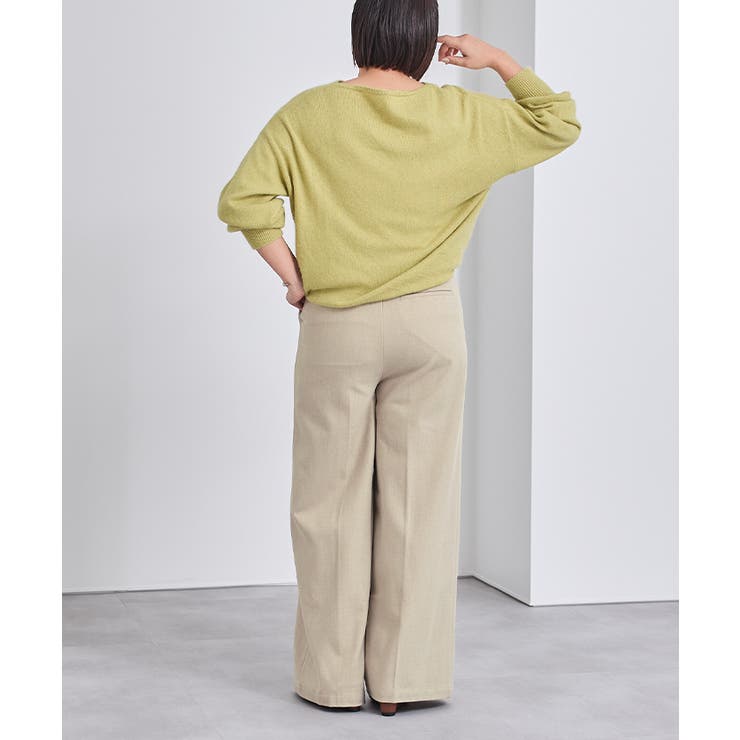 ウールブレンドワンタックワイドパンツ【UR’S ユアーズ】 | titivate | 詳細画像15 